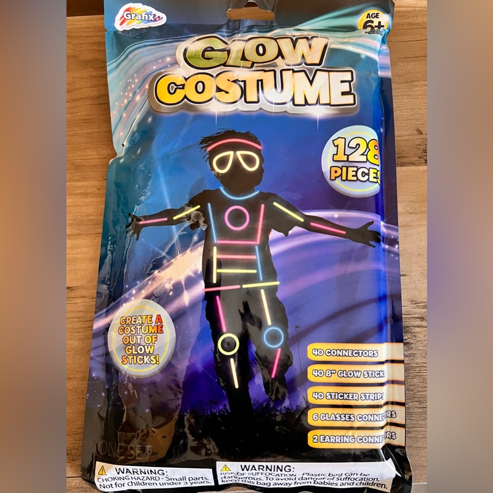 Glow Costume for Kids - Multicolor NIP